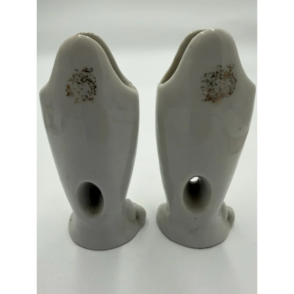 Vintage Porcelain‎ Double Bud Vases,